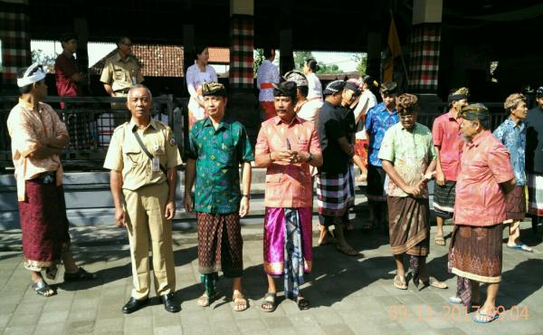 Penilaian 10 Program  PKK oleh TP PKK  Kab. Bangli di Desa Demulih