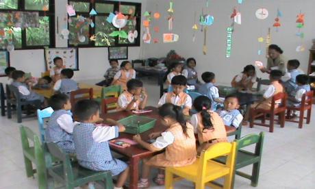 Penilaian Sekolah Sehat TK Negeri Pembina Susut di Desa Tiga.