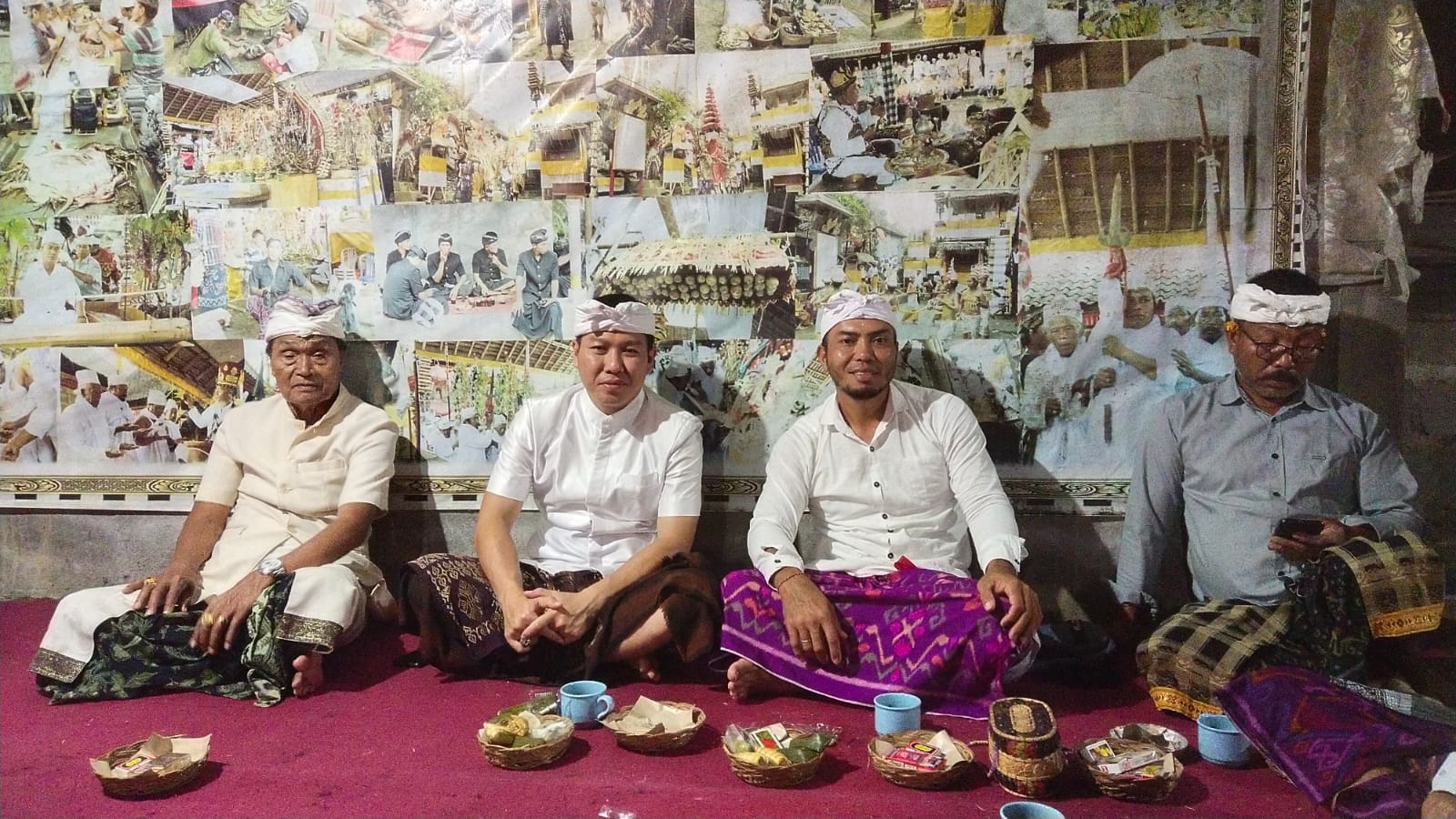 Giat Menghadiri uleman di pura Penataran br.kikian