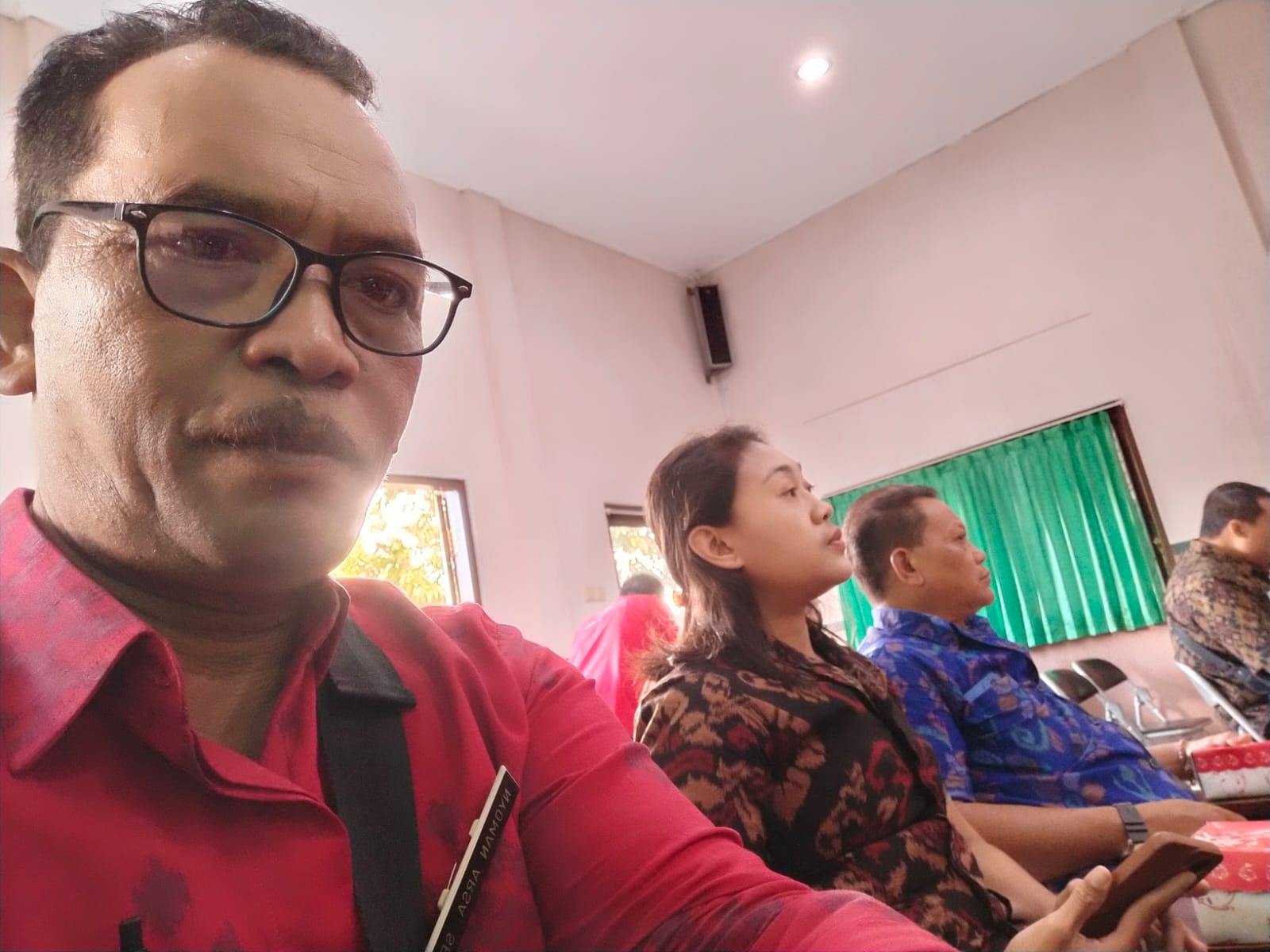 Camat Susut Bersapa# Bersinergi Untuk Menyapa# Bapak Kasi Kersos mewakili ketua KKS Kecamatan Susut 