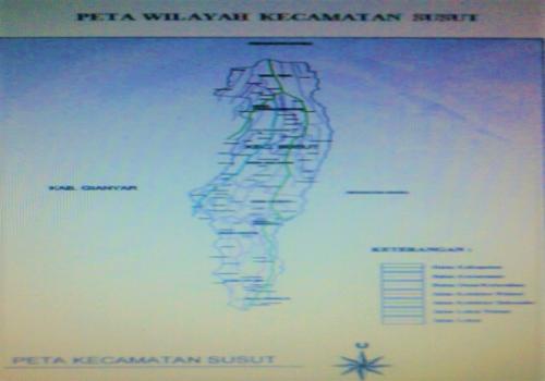 Peta Wilayah Kecamatan Susut