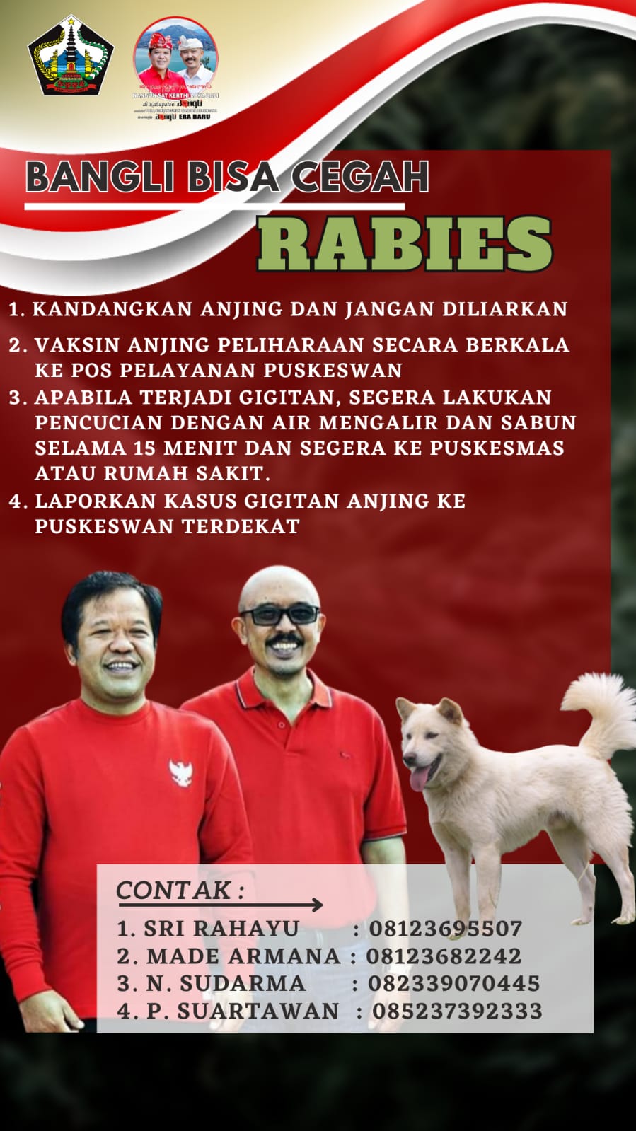 Camat Susut Bersapa# Bersinergi Untuk Menyapa # Zoom Meeting Penanganan Rabies di kab. Bangli