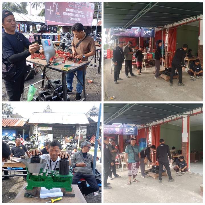 #camatsusutbersapa, bersinergiuntukmenyapa #PELAYANAN TERA/ Tera Ulang dan Pengawasan Ukuran, Takaran, dan Timbangan di Pasar Lumban dan Kayuambua.  